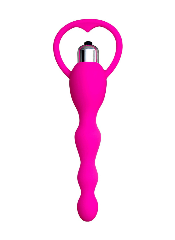 Chapelet anal rose vibrant - AOP-057PNK
